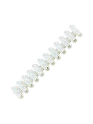 Зажим ЗВИ-15, винтовой, полипропилен, белый, 12 пар, 100°С, 1.5-6 мм2, TDM Electric, SQ0510-0024