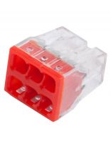 Клемма СМК 2273-246, строительно-монтажная, 6-проводная, с пастой, 5 шт, 2.5 мм2, General Lighting Systems, 800446