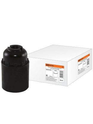 Патрон E27, подвесной, TDM Electric, карболит, черный, SQ0335-0011