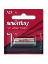 Батарейка Smartbuy, A27 (MN27, 27A), Alkaline, щелочная, 12 В, блистер, 5 шт, SBBA-27A5B