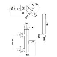 схема Fiore Xenon 44OO5150
