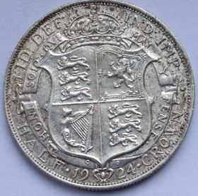 Король Георг V ½ кроны Великобритания 1924
