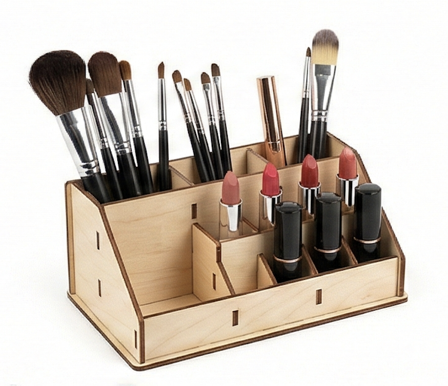 Органайзер для косметики: кисти и помады