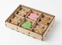 Коробка для пряников (6 ячеек)