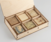 Коробка для мыла ручной работы (6 ячеек)