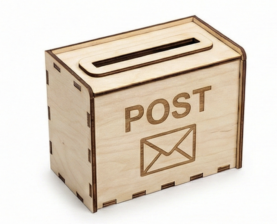 Сундучок для пожеланий/конвертов (почтовый)