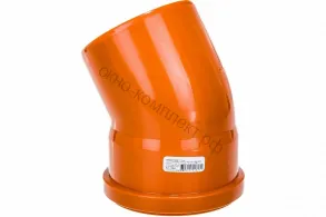 ОТВОД  Д/НАРУЖ. КАНАЛИЗАЦИОННЫЙ 110/30град