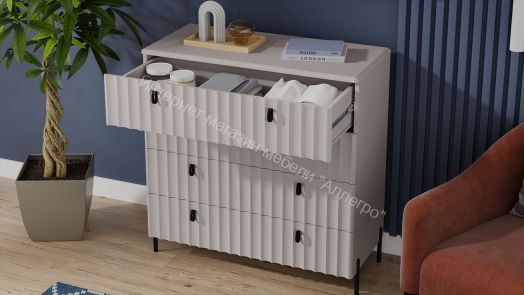 Комод «Тиффани» - 407.003.000 Кашемир, Кашемир матовый