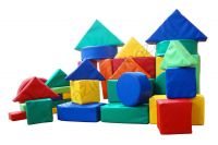 Детский конструктор из мягких модулей №4 (43 элемента)