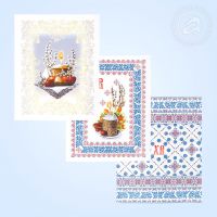 Набор полотенец из рогожки "Воскресение" (2шт.)