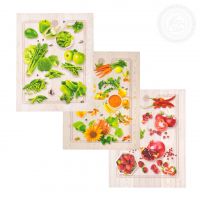 Набор полотенец из рогожки "Сезон" (3шт.)