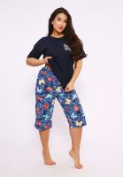 623 Костюм с бриджами - Летний джаз [синий]