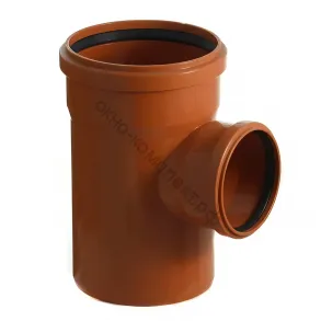 Тройник канализационный наружный 160х110х90град