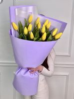 13 тюльпанов в фоамиране