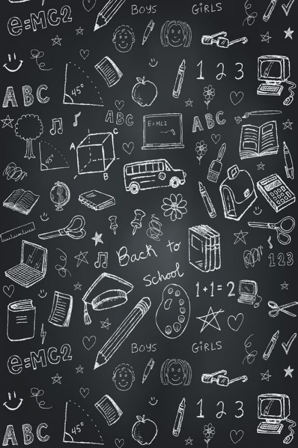 Фон стена "School wall №42"