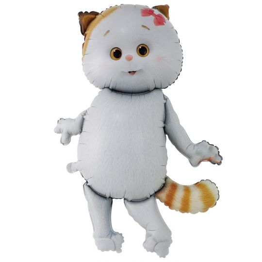 Кошечка Ли-Ли фигурный фольгированный шар с гелием