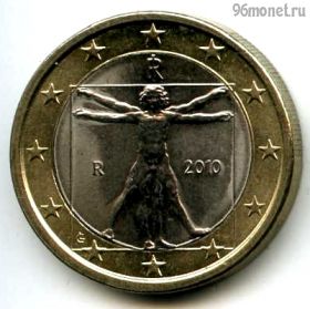Италия 1 евро 2010