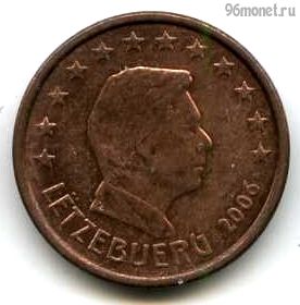 Люксембург 1 евроцент 2006