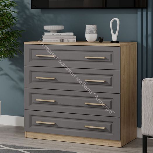 Комод «Сэнди» - 211.001.000 Вяз благородный, Серый вулкан