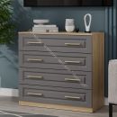 Комод «Сэнди» - 211.001.000 Вяз благородный, Серый вулкан