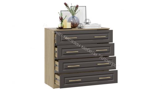 Комод «Сэнди» - 211.001.000 Вяз благородный, Серый вулкан