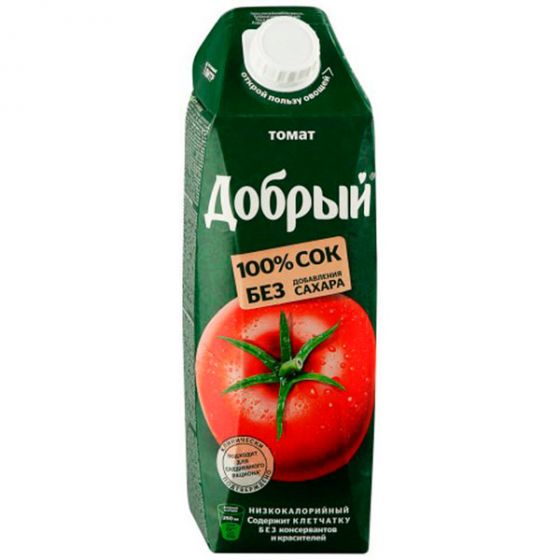 Нектар Добрый томат 1 литр без сахара