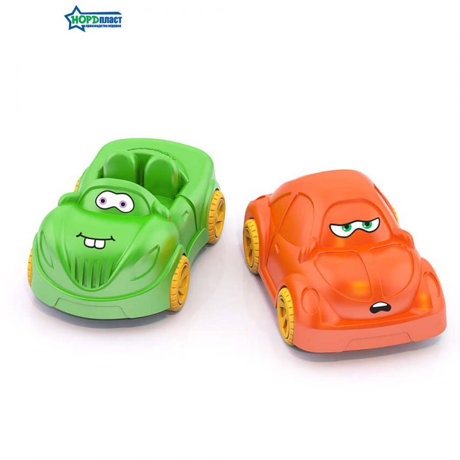 Маленькие машинки "Глазастики" (2 шт. в сетке)