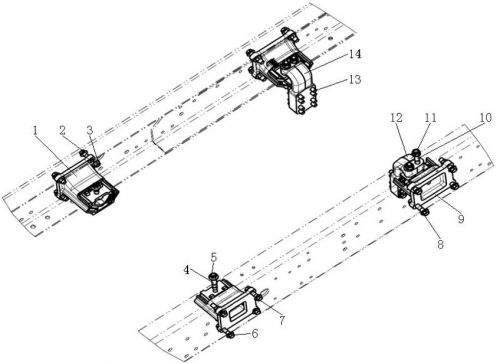 Резиновая опора перед двигателем Howo, Sitrak MC11, MC13