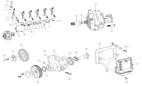 Шкив привода ТНВД Howo, Sitrak MC11, MC13