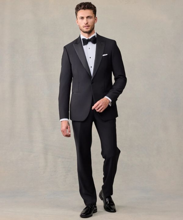 Смокинг черный Ceremony острый лацкан на прокат