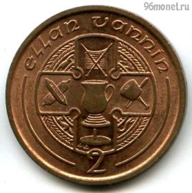 Остров Мэн 2 пенса 1991 AA