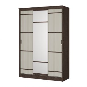 Шкаф-купе Сакура 1,5 м (ш1500*г610*в2216мм) венге/лоредо