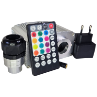 Оптоволоконный комплект звездного неба с мерцанием для бани, сауны, хаммама, иного интерьера. 250 точек