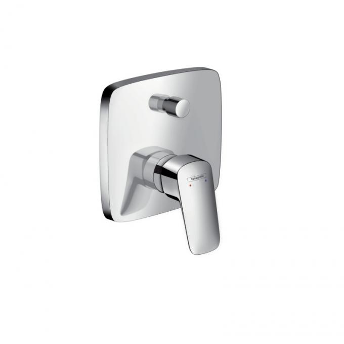 Смеситель для ванны Hansgrohe Logis, скрытый монтаж, однорычажный, хром 71405000