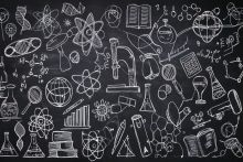 Фон стена "School wall №43"