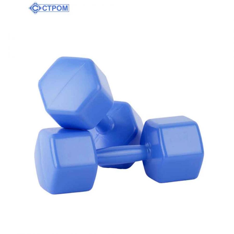 Гантели пластмассовые 0,8 кг (2 шт.) с наполнителем