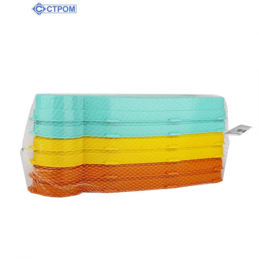 Балансировочная дорожка "Вита Про" с прорезиненным основанием, 7 деталей, в сетке