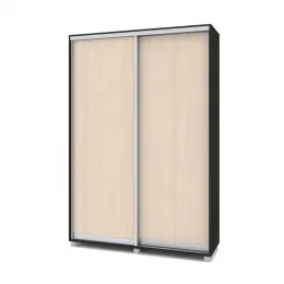 Роланд Р451 Шкаф-купе 2-х дв. (ш1500*г450*в2200мм) Венге/дуб млечный