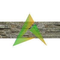 Панель из натурального камня Кварцит зеленый 600*150 мм