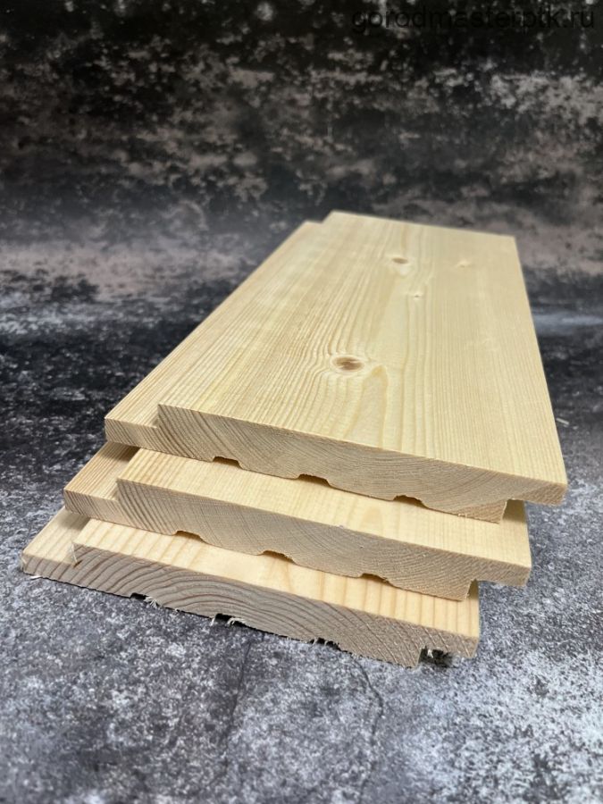 Скандинавская фасадная доска UYS 20х145х6000 мм, сухая строганная, хвоя, сорт АВ (S=0.81 м2), гладкая