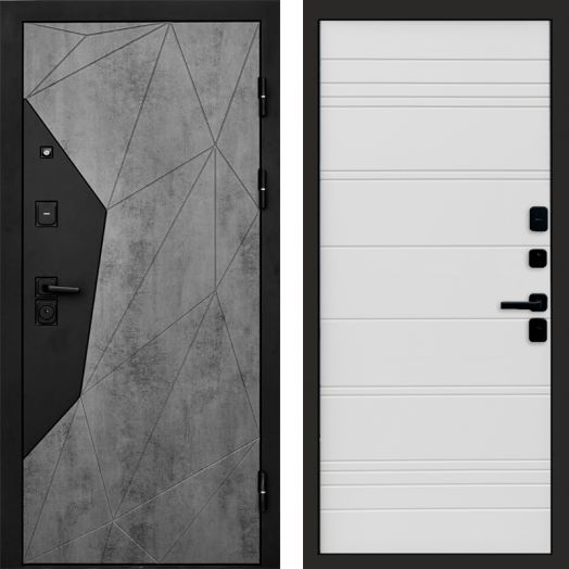 Входная дверь Termo-door Авангард Бетон - White Line