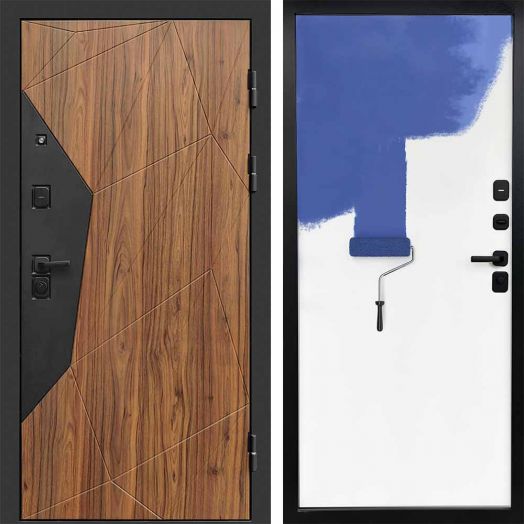 Входная дверь Termo-door Авангард Дуб каньон - Грунт под покраску