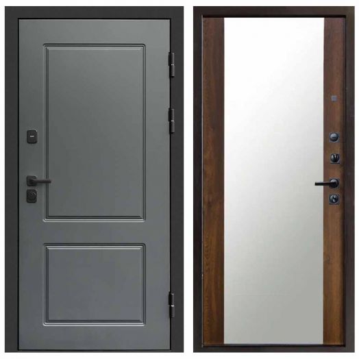 Входная дверь Termo-door Верона Грей - Зеркало Дуб