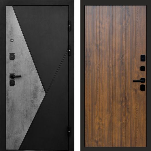 Входная дверь Termo-door Матрикс Бетон - FLAT Дуб