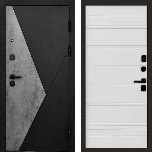 Входная дверь Termo-door Матрикс Бетон - White Line