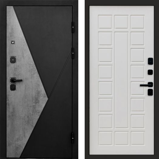 Входная дверь Termo-door Матрикс Бетон - Престиж Бежевый матовый