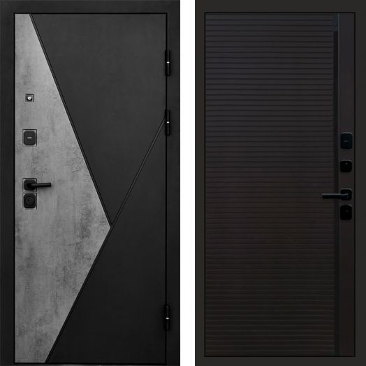 Входная дверь Termo-door Матрикс Бетон - Porte black