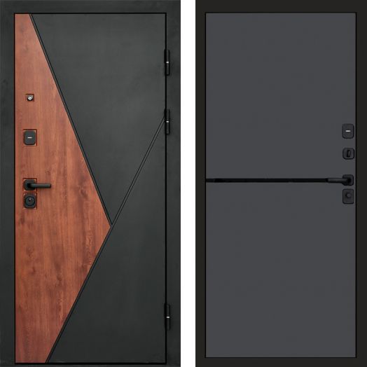 Входная дверь Termo-door Матрикс Дуб - Нео Графит