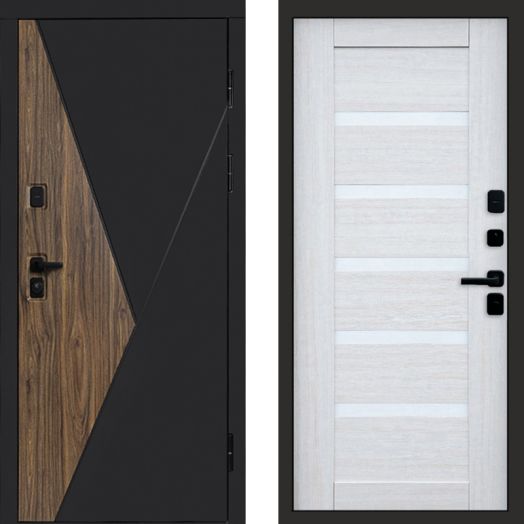 Входная дверь Termo-door Матрикс Дуб - Царга Лиственница