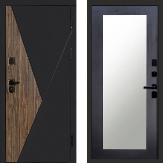 Входная дверь Termo-door Матрикс Дуб - Зеркало триумф Венге